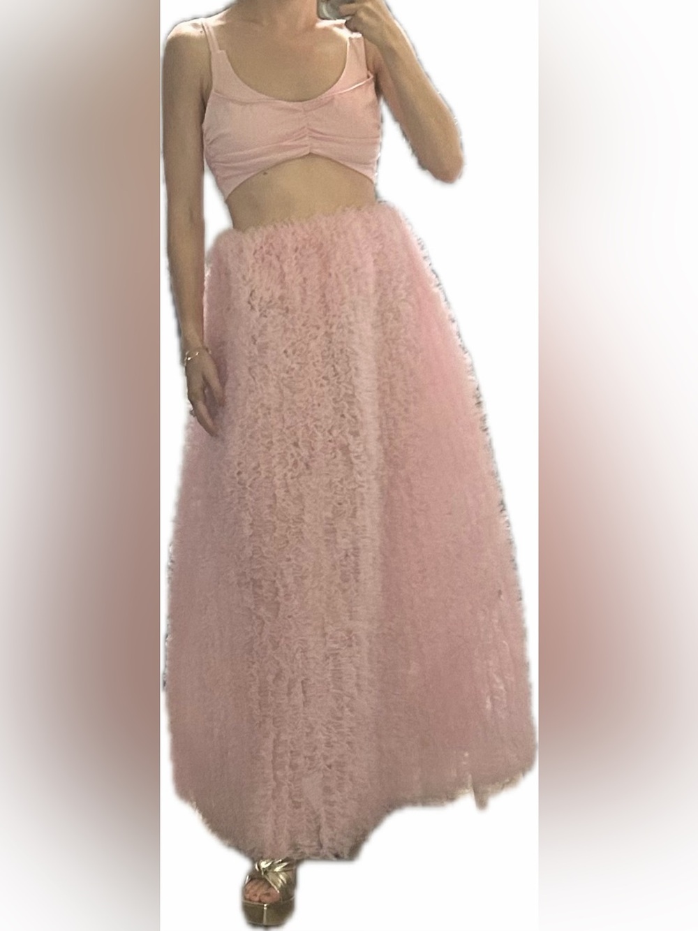 Puffy Bubblegum 🩷Pink Cloud Dress or Skirt in Soft Tulle